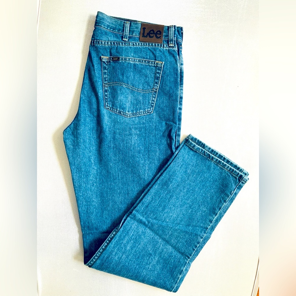 Lee Men’s 100% Cotton West Straight Jeans NWOT